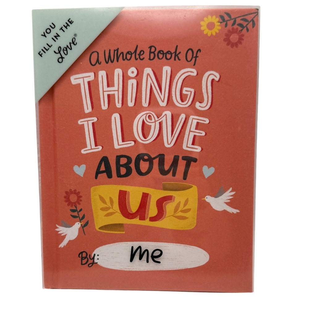 Knock Knock Book Things I Love About Us Fill In The Blank Journal Gift Wife Gift